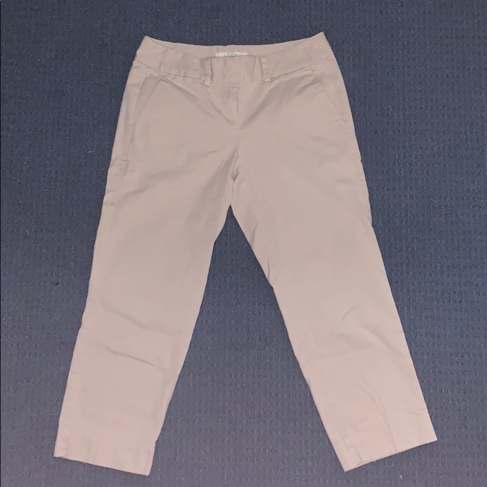 Ann Taylor LOFT Cropped Khaki Pants